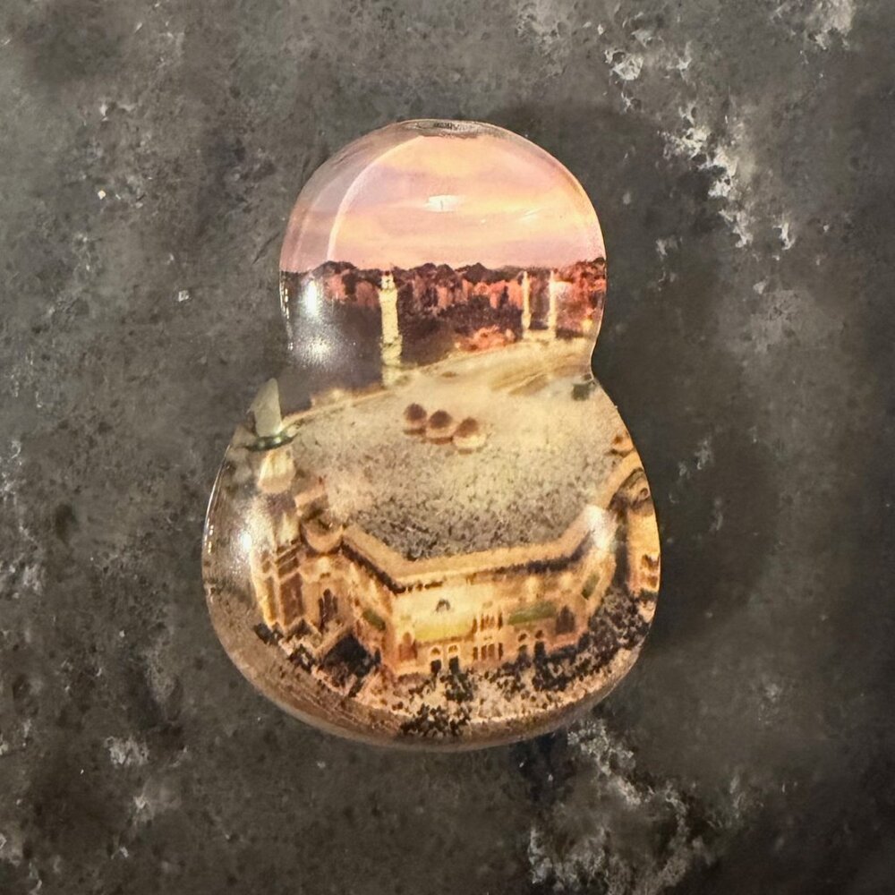 Travel Souvenir- Paperweight (Grand Mosque/Kaaba In Mecca)